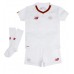 AS Roma Paulo Dybala #21 babykläder Bortatröja barn 2022-23 Korta ärmar (+ Korta byxor)